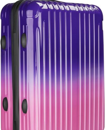 Checked Luggage, 24 Inch Hardside Suitcase, Lightweight Hardshell with , Large Suitcase with Spinner Wheels