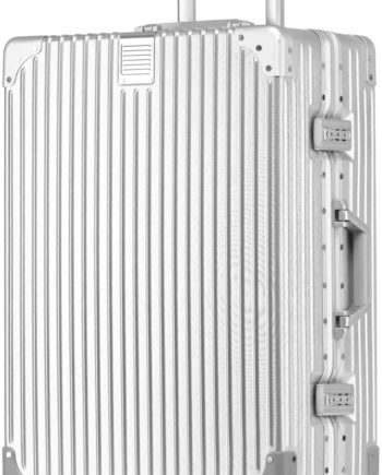 28 Inch Checked in Luggage with Aluminum Frame,PC Hard Shell Suitcase with Spinner Wheels and , Large Suitcase for Travel