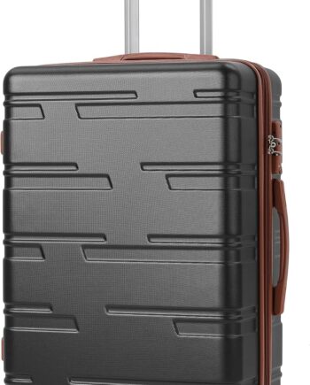 24in Hardside Carry On Luggage With Spinner Wheels, Suitcase Hardshell Expandable, Lightweight Luggage With